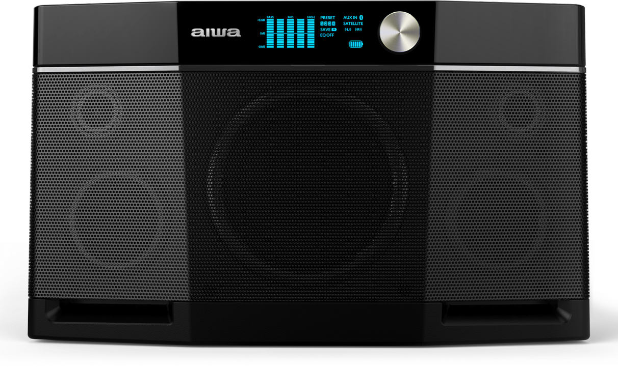 Aiwa Exos9 Portable 200W Wireless Bluetooth Speaker QuickSwap Battery