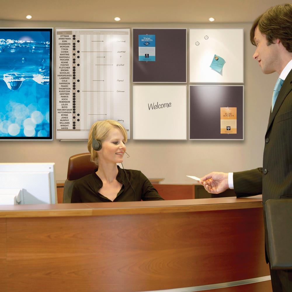 Quartet Matrix In/Out Board, 34 x 23 Inches,