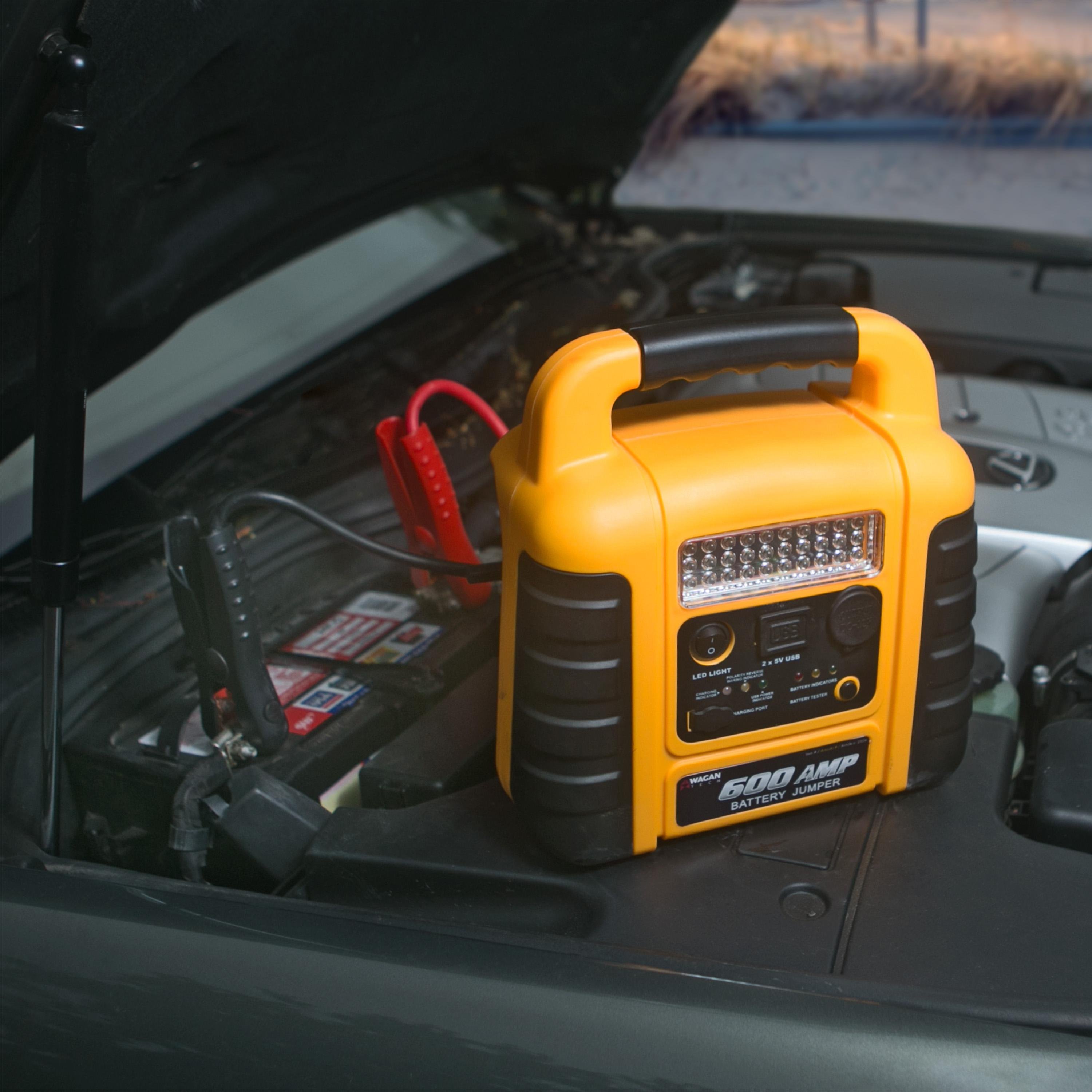 Wagan EL2509 600 Amps Battery Jumper II with Air Compressor