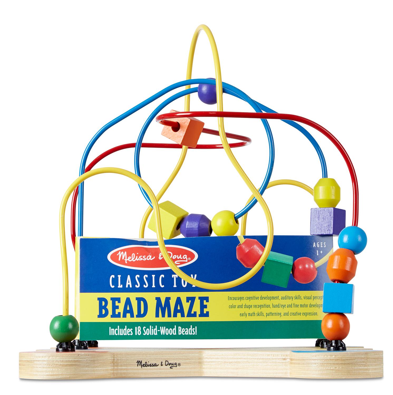 Melissa & Doug Classic Bead Maze Wooden Educational Toy