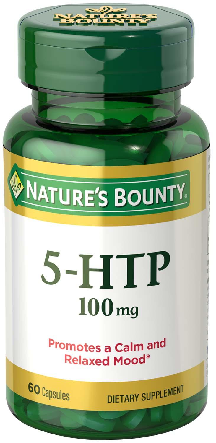 Nature's Bounty 5HTP 100 mg Capsules 60 Capsules Health