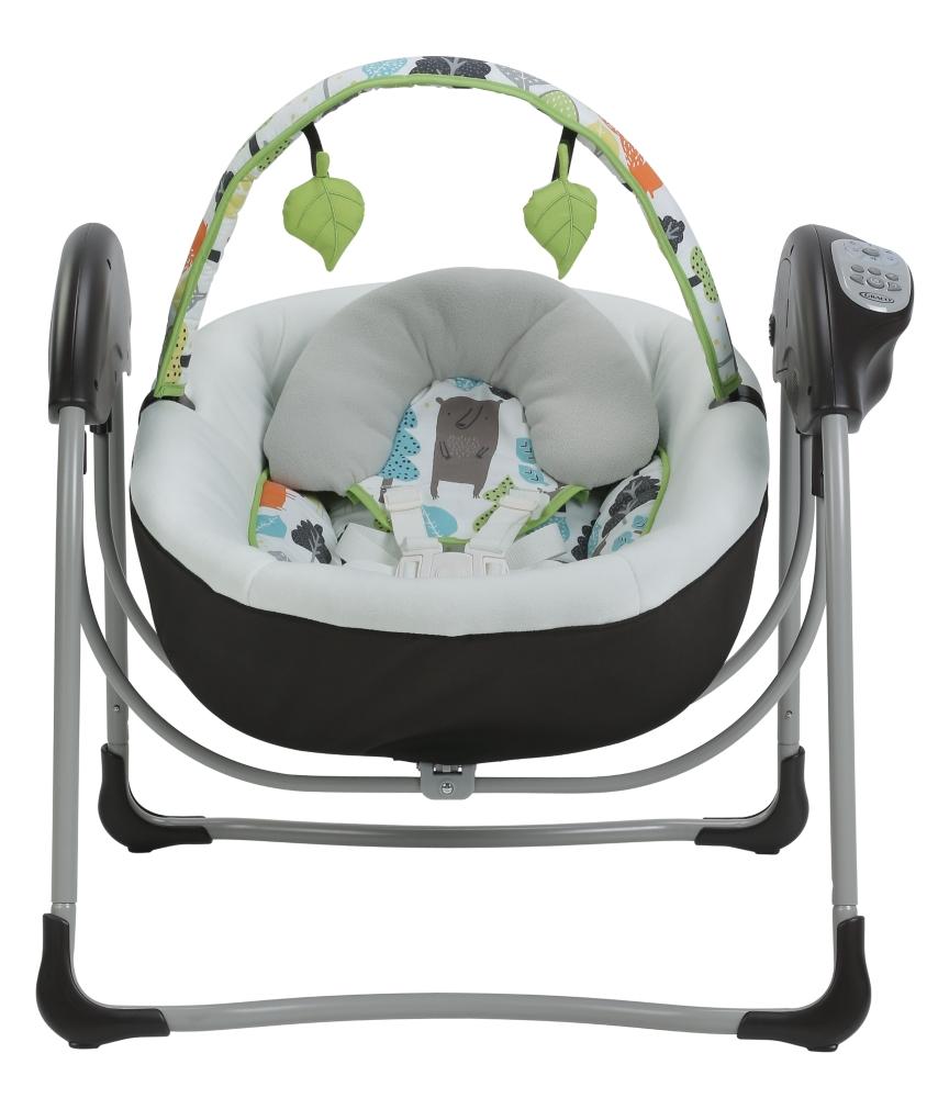 Graco Glider Lite Baby Swing, Bear Trail Baby