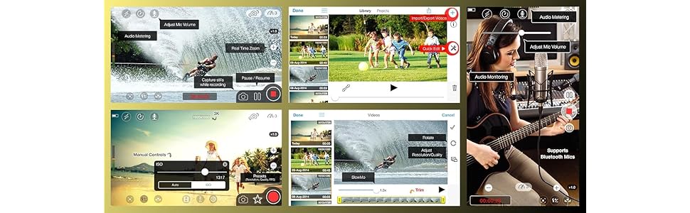 Ampridge MightyMic S iPhone Shotgun Condenser Video Microphone with Headphone Monitor 3