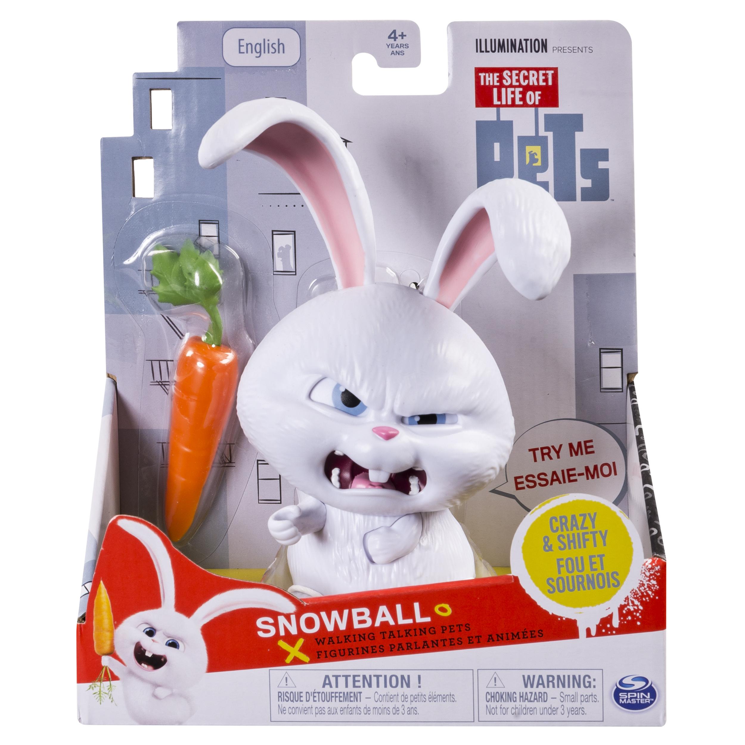 The Secret Life of Pets Snowball Walking Talking Pets