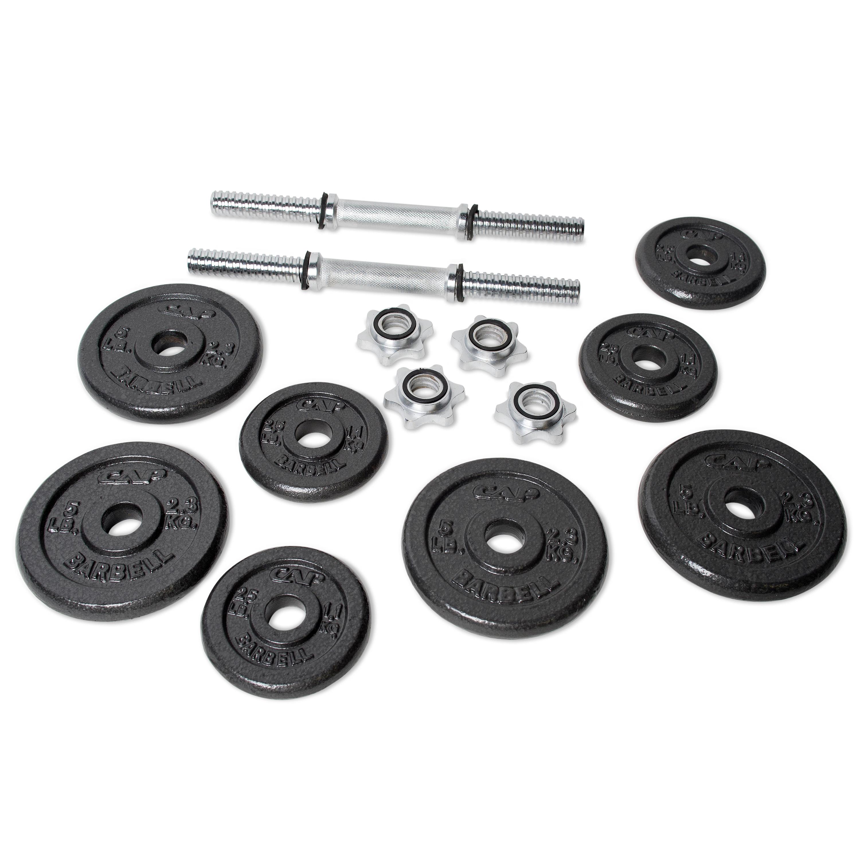 CAP Barbell 40pound Adjustable Dumbbell Set with Case