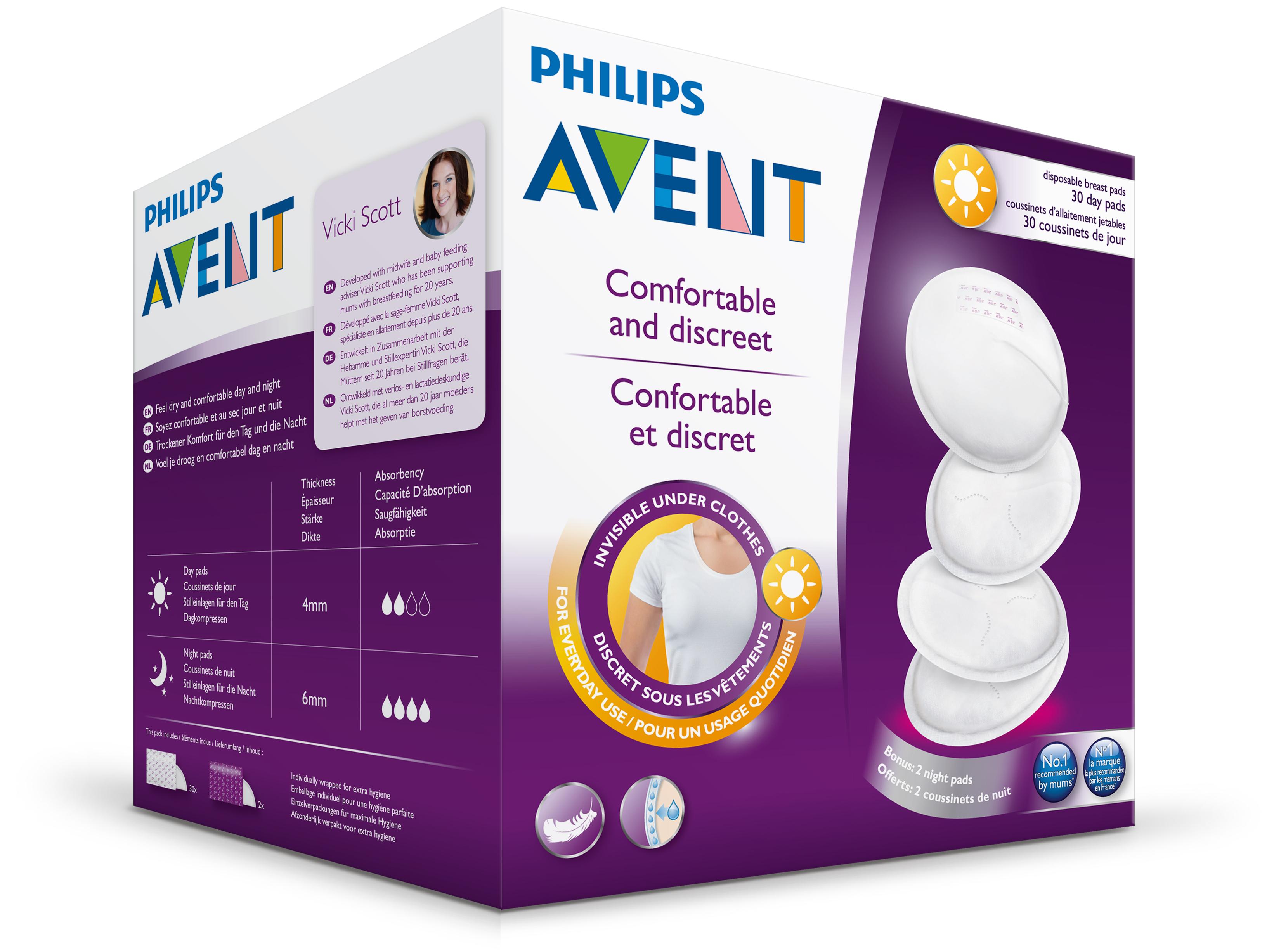 Philips AVENT Day Disposable Breast Pads, 30Count