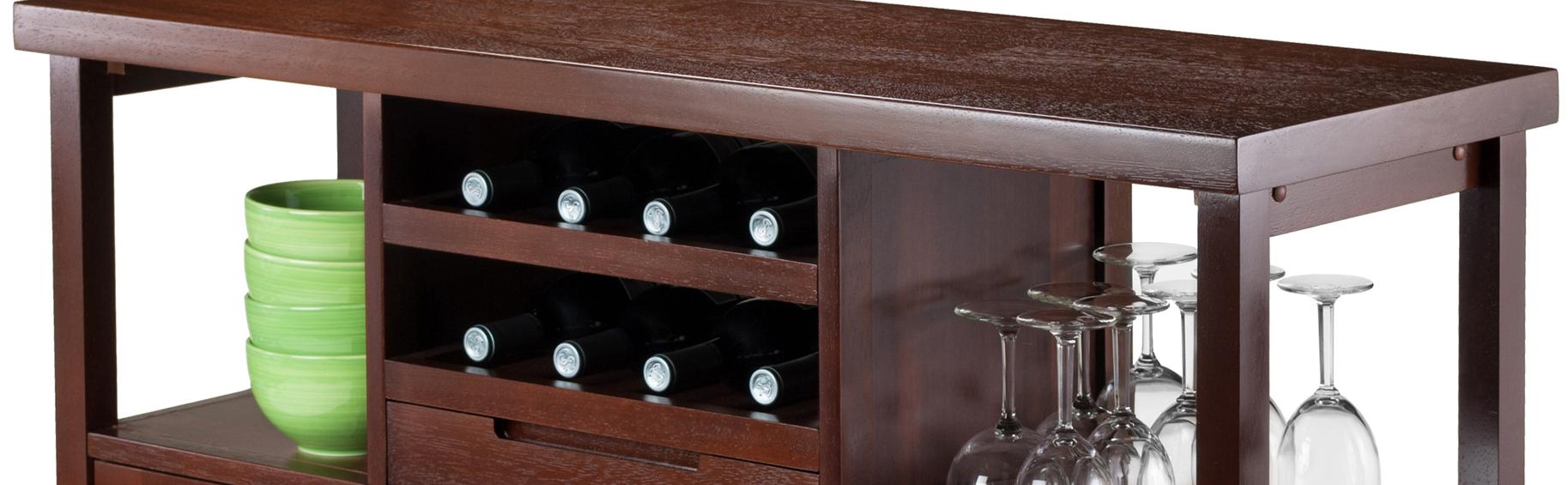 Winsome 94746 Diego Dining, Brown Buffets & Sideboards