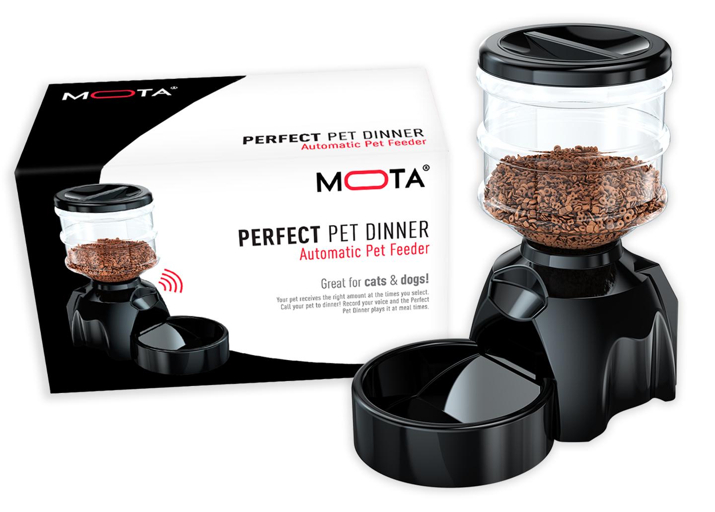 Pet Supplies MOTA Perfect Dinner Pet Feeder, Automatic Dog and Cat