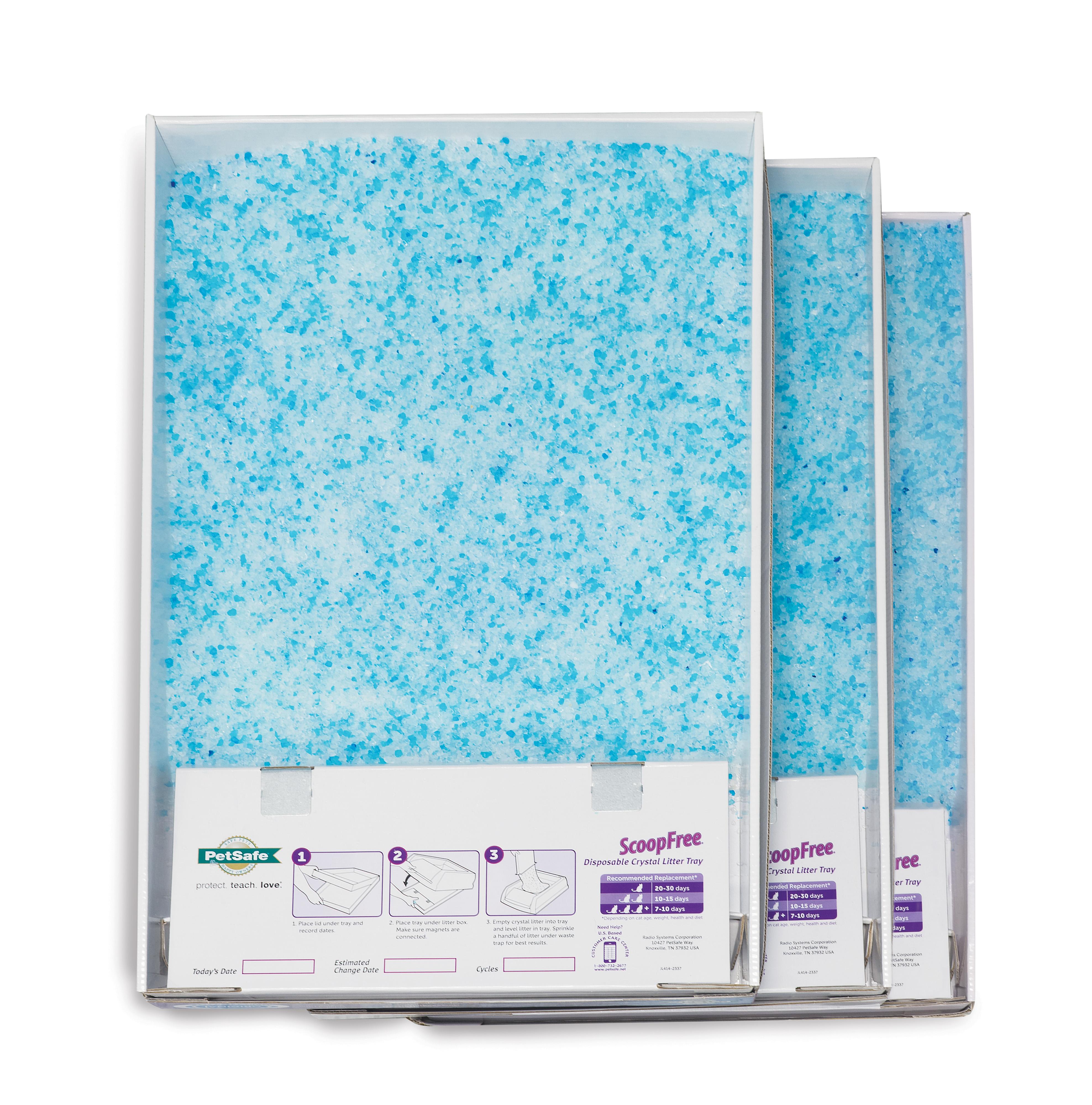 ScoopFree Litter Tray Refills with Premium Blue Crystals