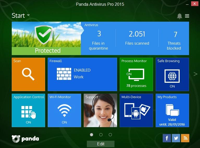 Panda Antivirus Pro 2015 1 PC [Download] Software