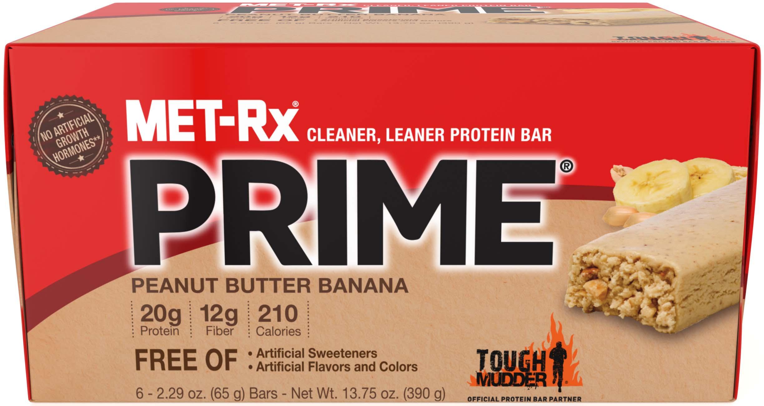 METRx Prime Nutrition Bar, Peanut Butter Banana, 6 Count