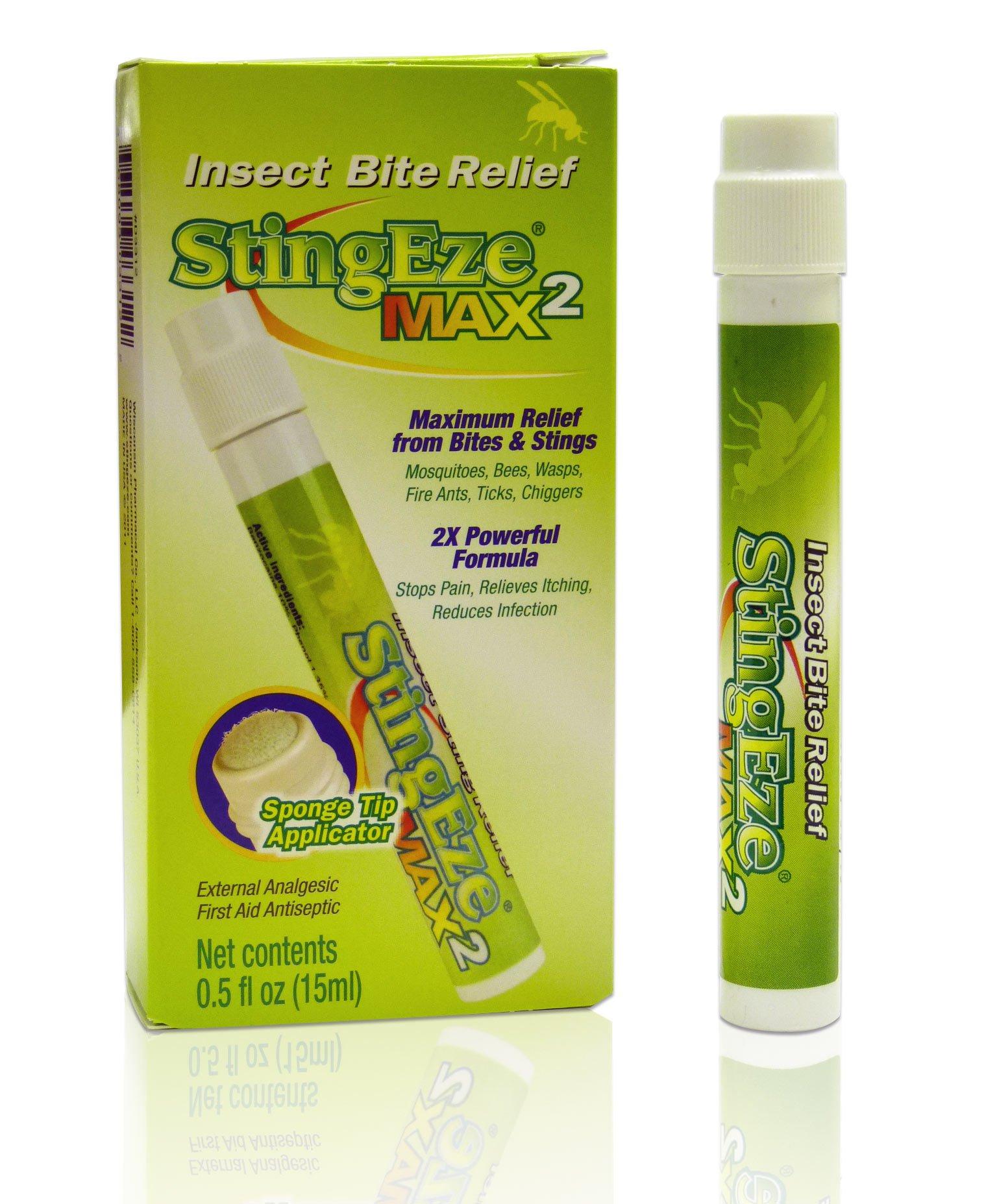 StingEze Max2 Insect Bite & Itch Relief Dauber, 0.5Ounce
