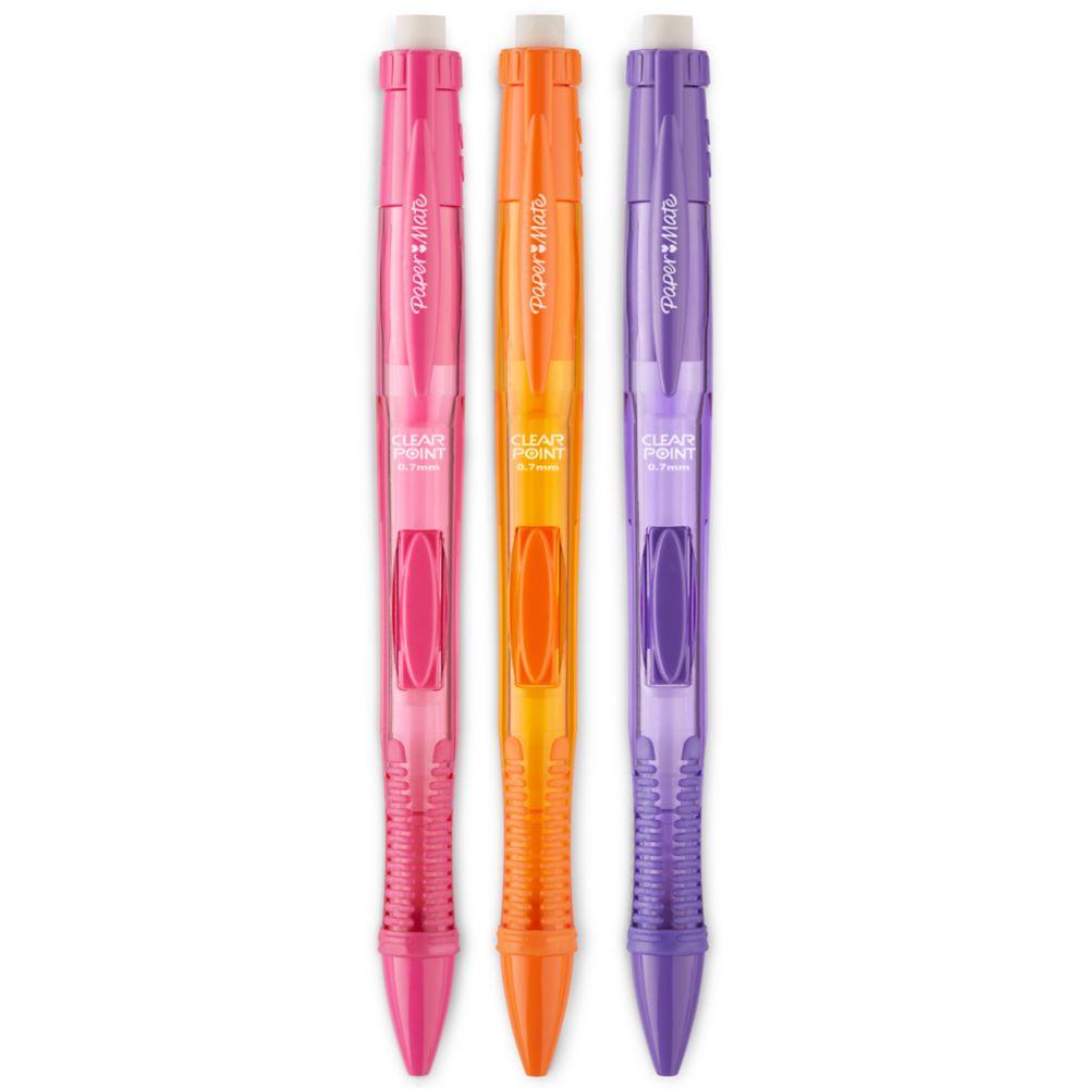 Paper Mate Clearpoint Color Lead Mechanical Pencils, 0.7mm