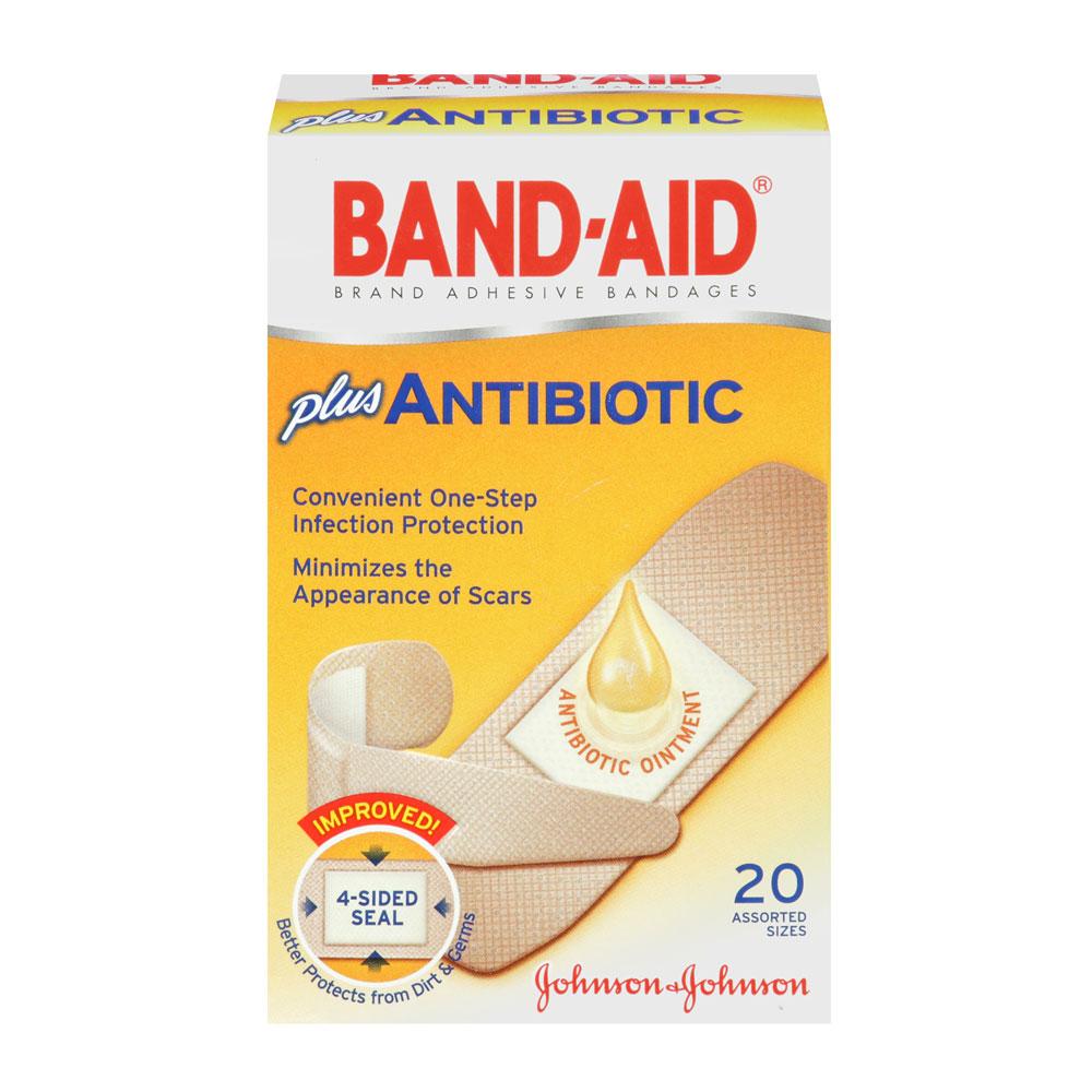 BANDAID With Neosporin Bandages Assorted Sizes 20 Each
