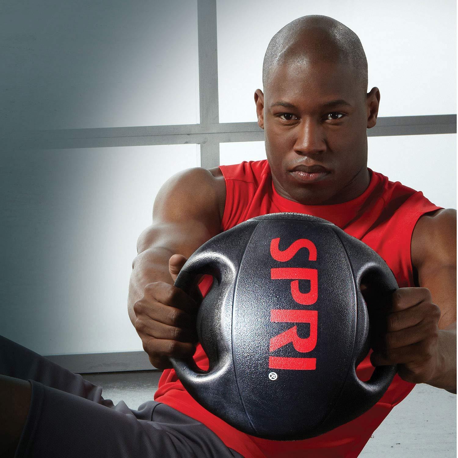 SPRI Dual Grip Xerball / Medicine Balls Weight Bars