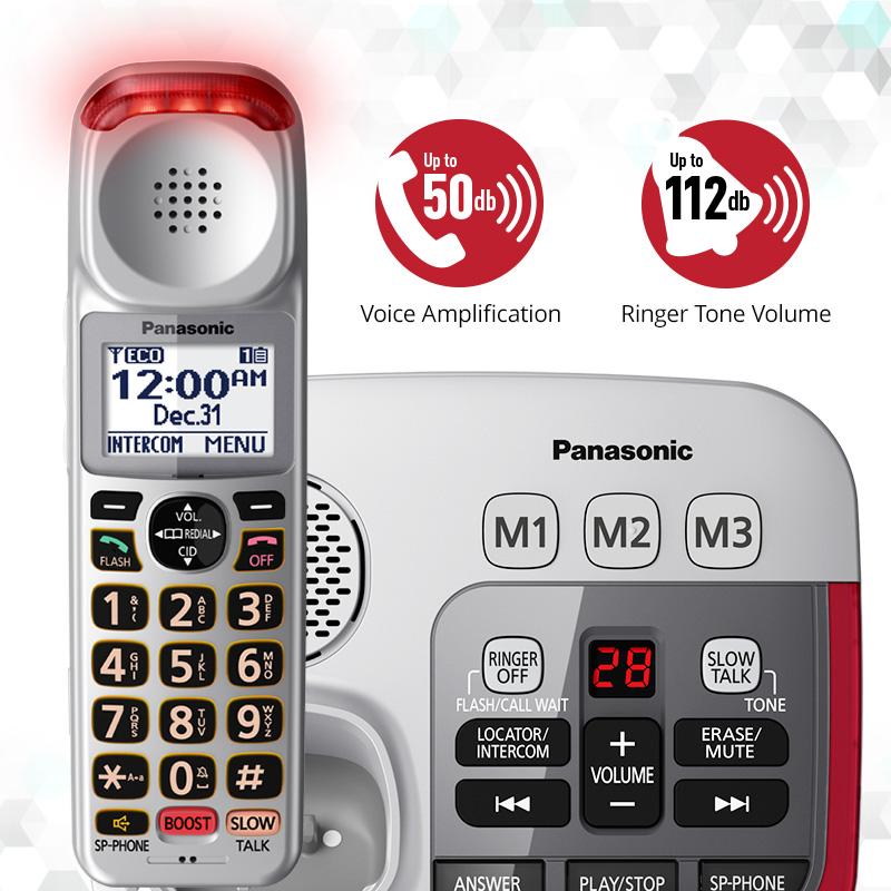 PANASONIC Cordless Phone Handset with Volume Booster (KXTGMA45S) for use with KX