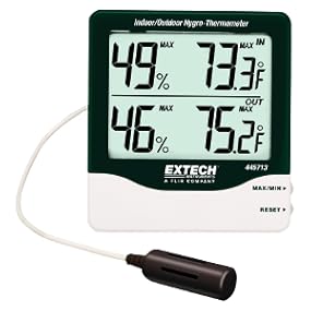 445713, Extech, Big Digit, Indoor/Outdoor, Hygro-Thermometer, temperature and humidity