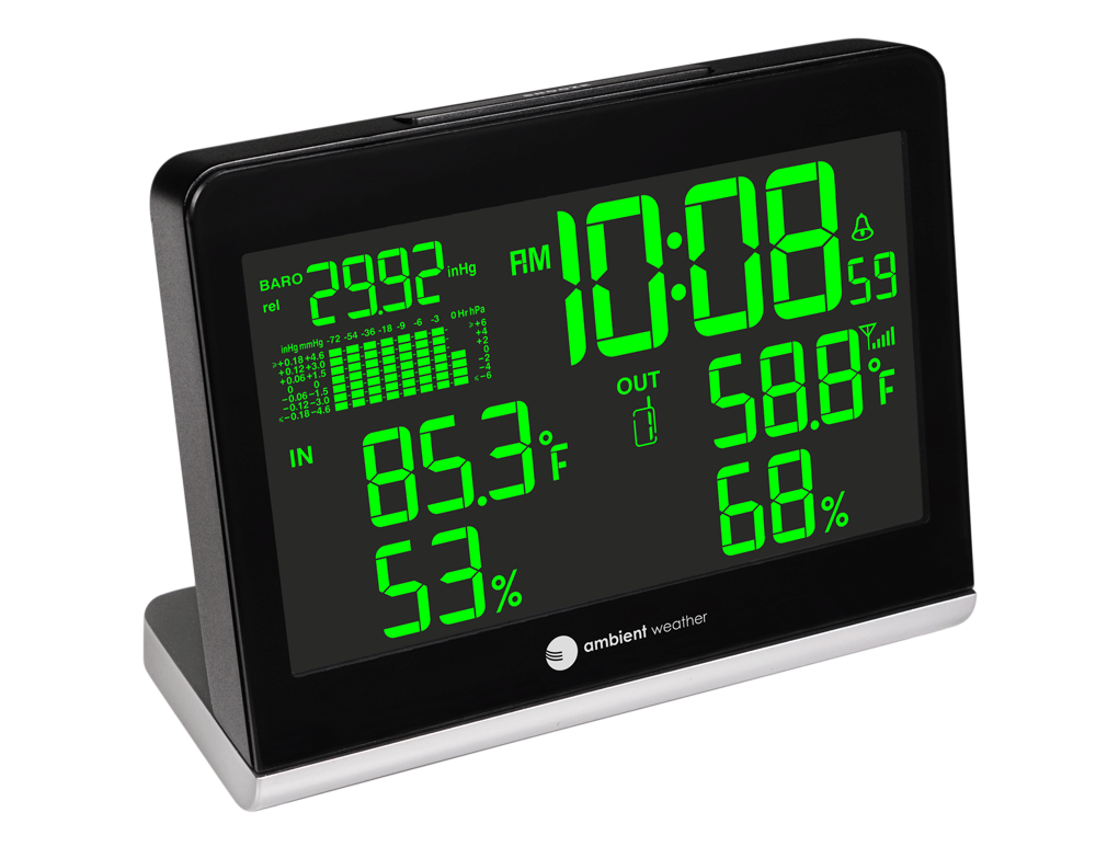 Amazon.com: Ambient Weather WS-8600 Weather Station Clock with 256