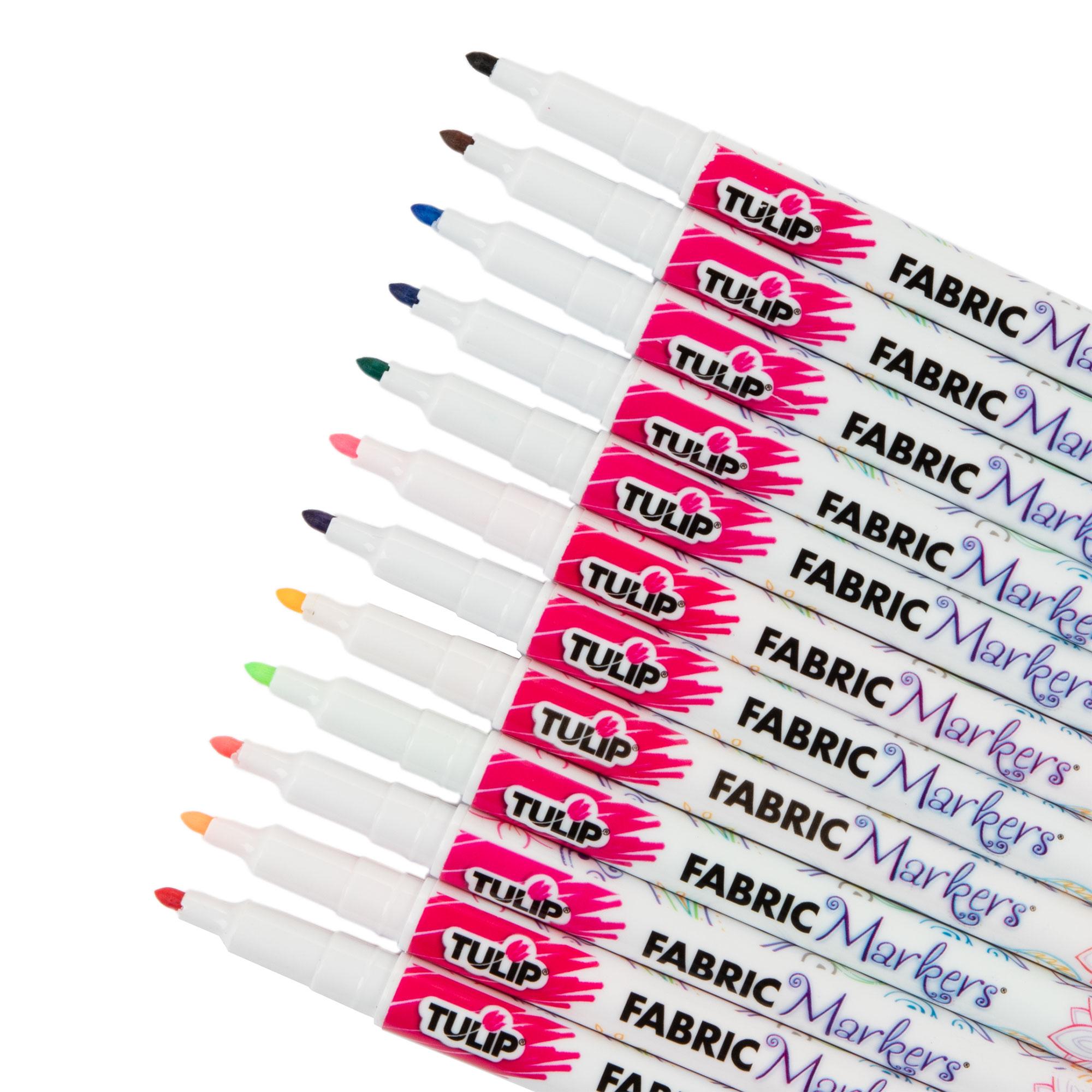 Tulip Fabric Markers Fine Tip 12pk Arts, Crafts & Sewing