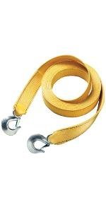 Master Lock 3175AT 25' X 2" Tow Strap with Forged Hooks and Clips