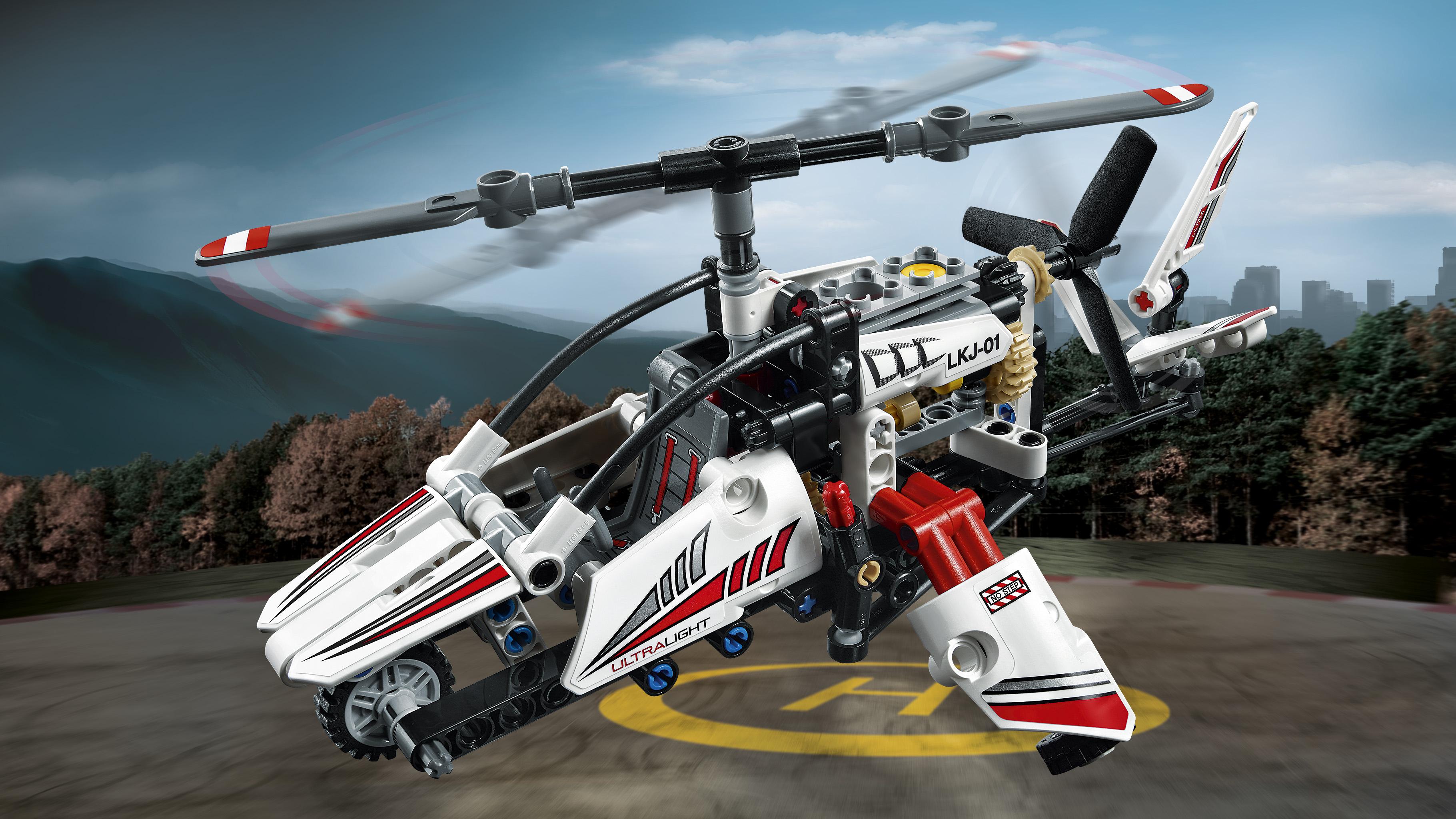 LEGO Technic Ultralight Helicopter 42057 Advance Building