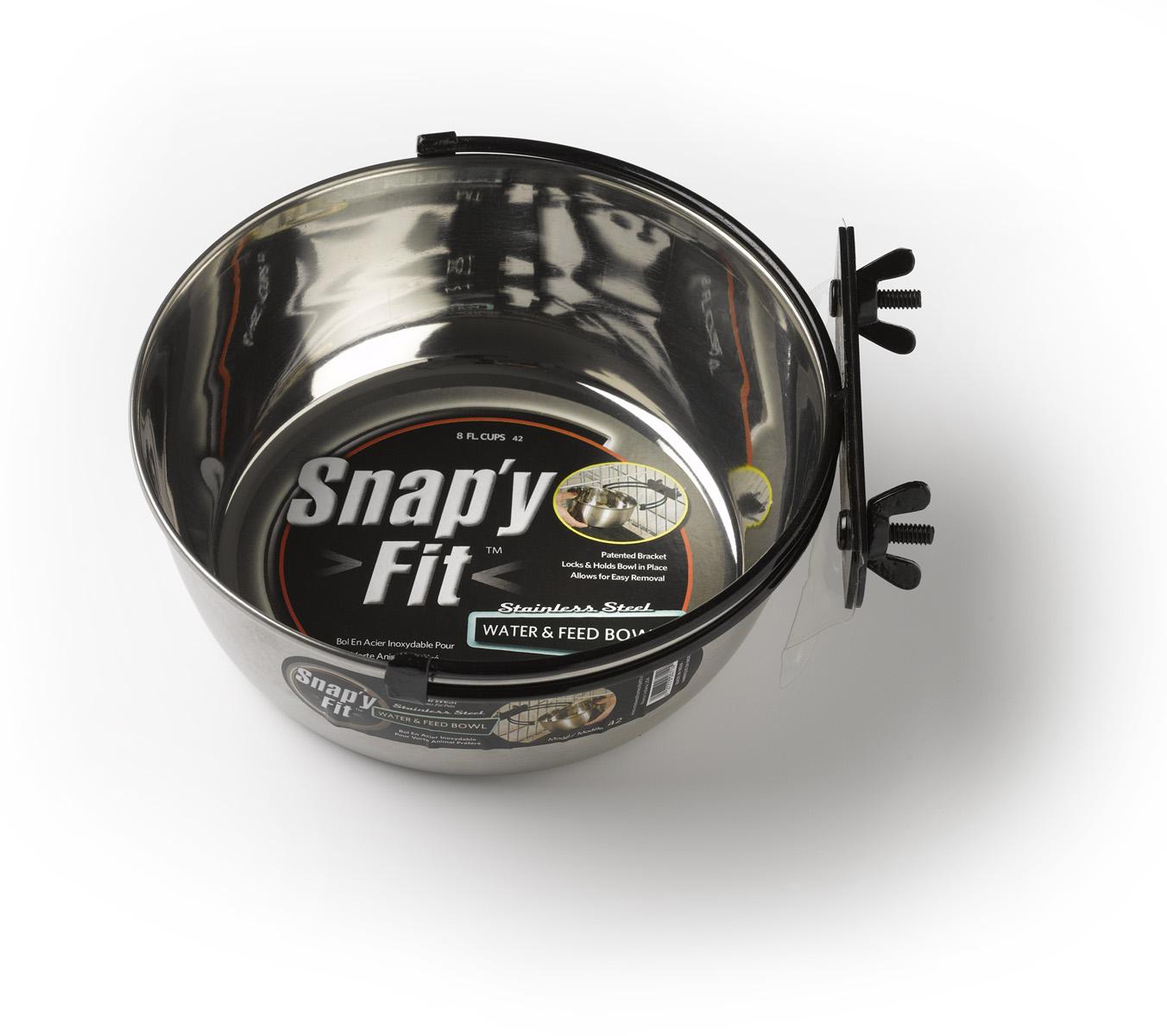 Pet Supplies MidWest Homes for Pets Snap'y Fit Stainless Steel Food