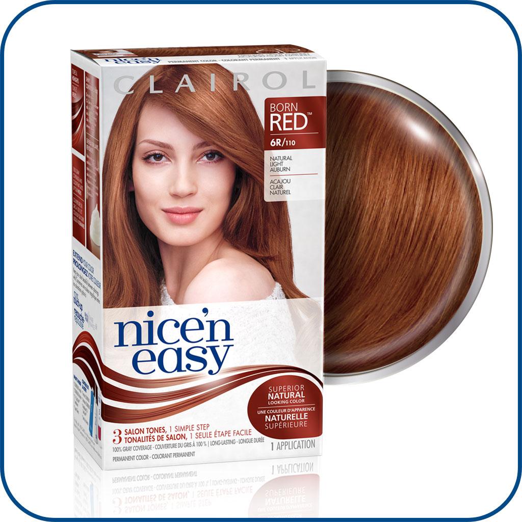 Amazon Clairol Nice n Easy Hair Color 110 6R Light Auburn 1 Kit
