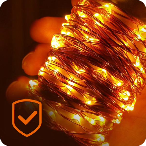 33ft 100 LED String Lights Dimmable with Remote Control