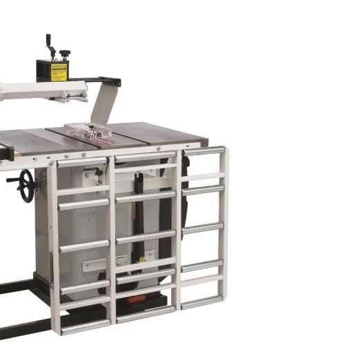 Table Saw Extension HTC HOR1038 37" Outfeed Roller Support Table for