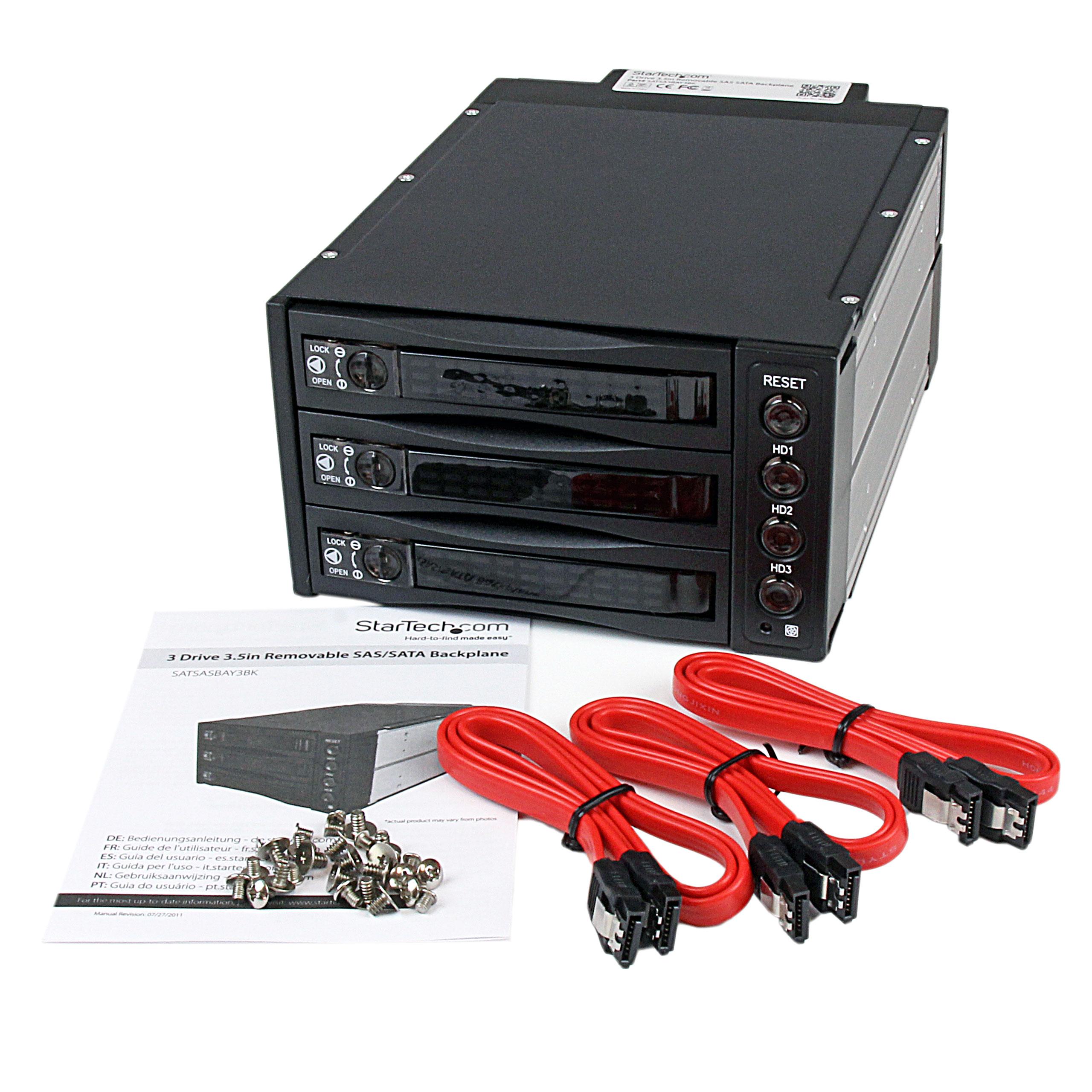 Hot Swap SATA/SAS Backplane RAID Bays 3 Hard