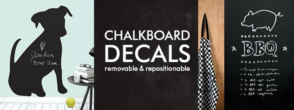 Amazon.com: Wallies Wall Decals, Big Reusable Chalkboard Wall ... Amazon.com: Wallies Wall Decals, Big Reusable Chalkboard Wall ...