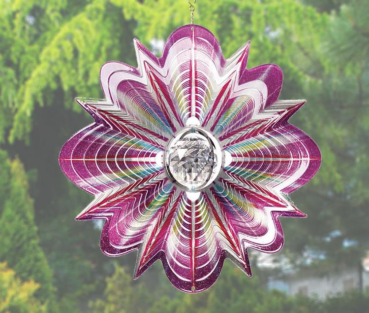 Iron Stop D753310 Zenith Splash Crystal Wind Spinner