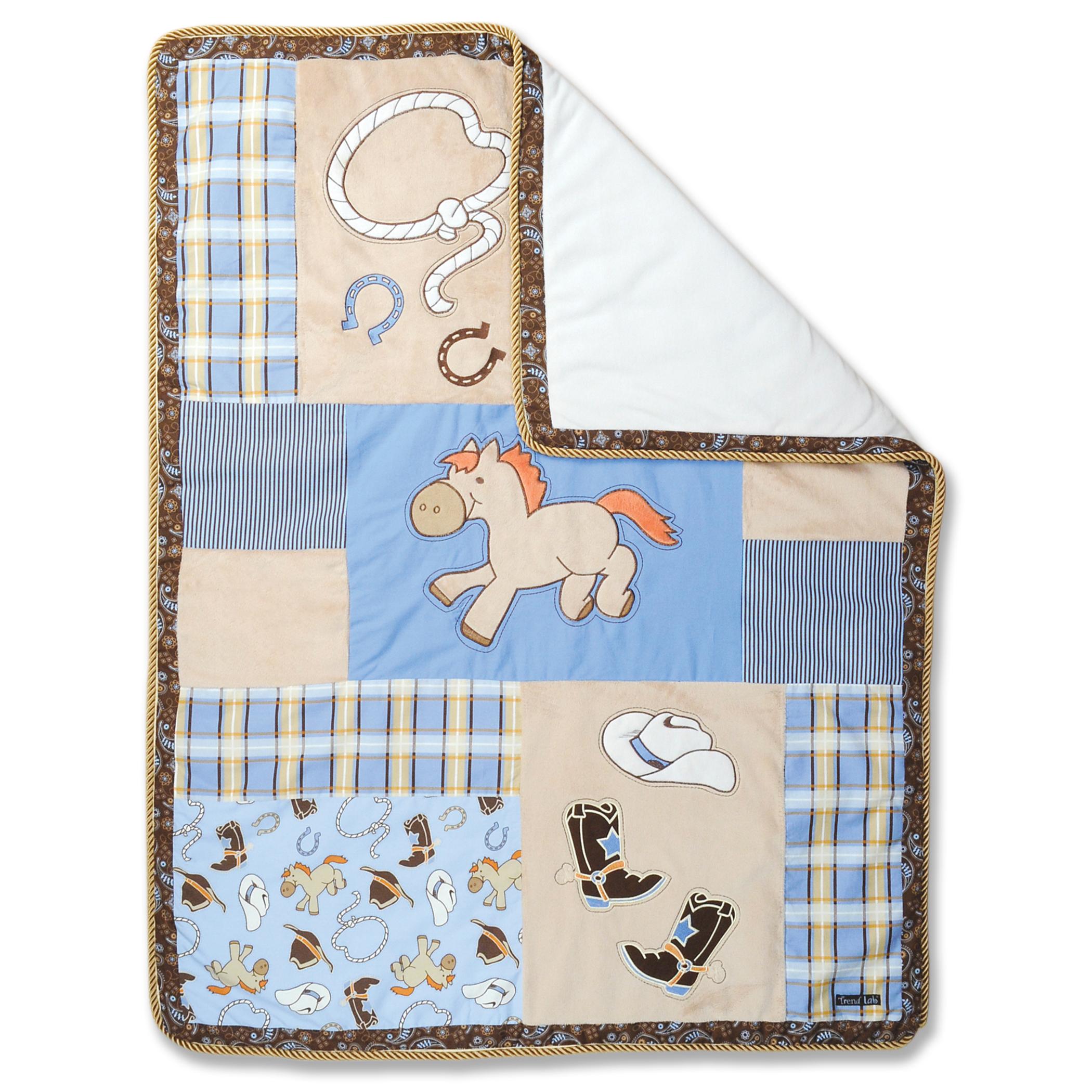 Trend Lab 3 Piece Crib Bedding Set, Cowboy Baby Baby
