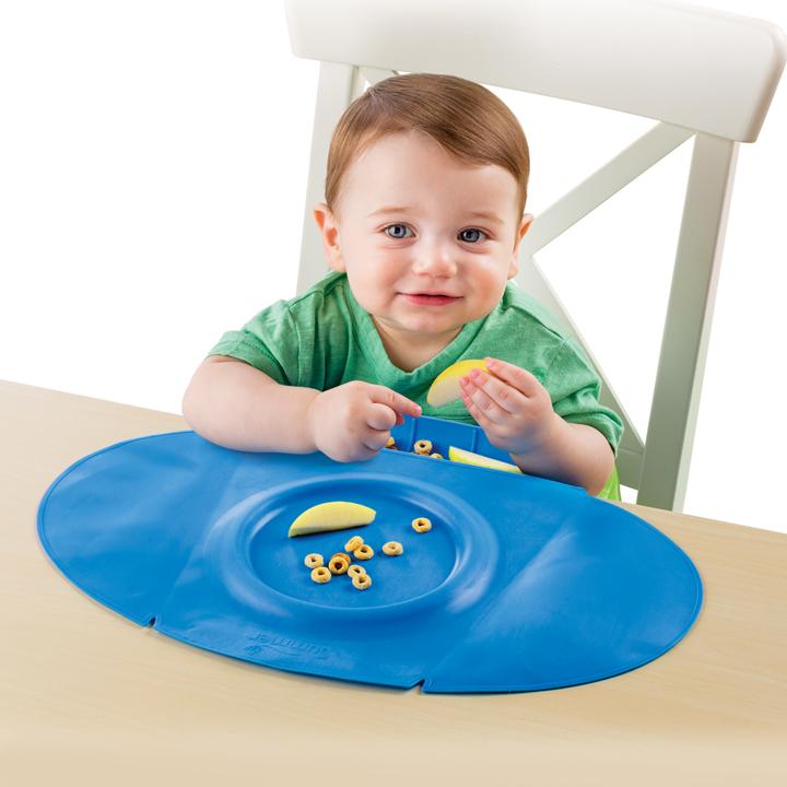 Summer Infant Tiny Diner 2 Portable Placemat, Blue Baby