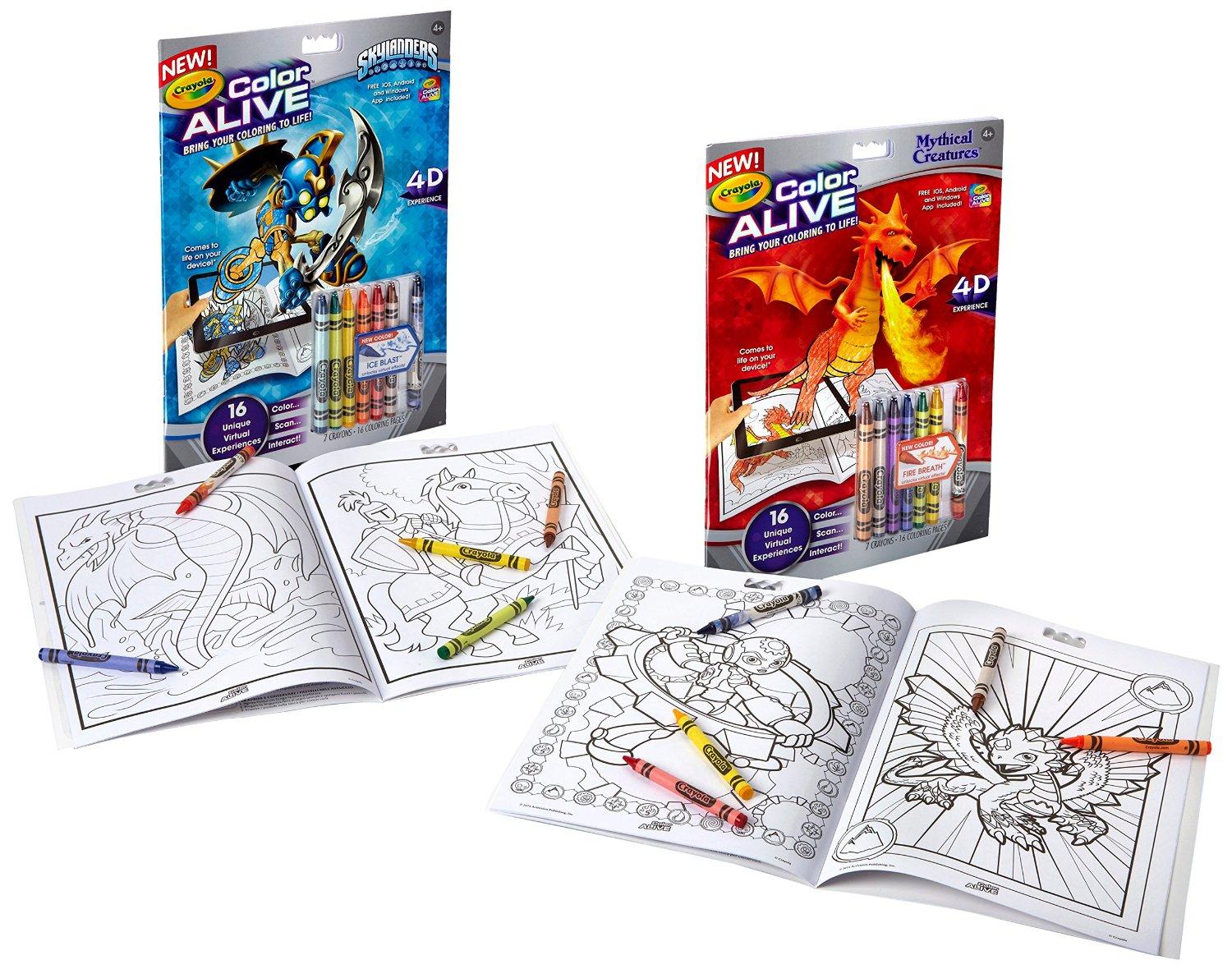 Amazon.com:-Crayola-Color-Alive-Action-Coloring-Pages-...