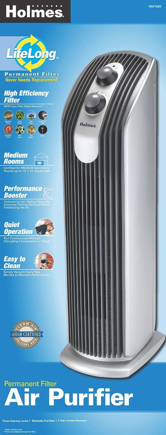 Holmes LifeLong Filter HEPA Type Air Purifier, HAP1200U Home & Kitchen