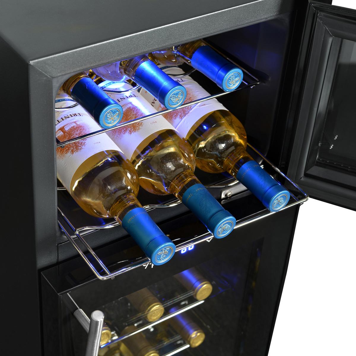 NewAir AW210ED Streamline 21 Bottle Dual Zone