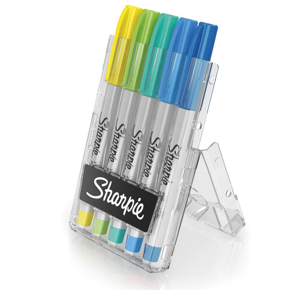 Sharpie Permanent Markers with Storage Case, Ultra Fine