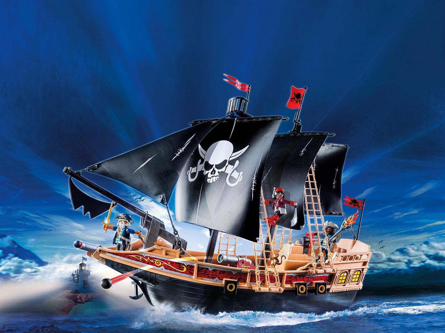 PLAYMOBIL Pirate Raiders' Ship Toys & Games