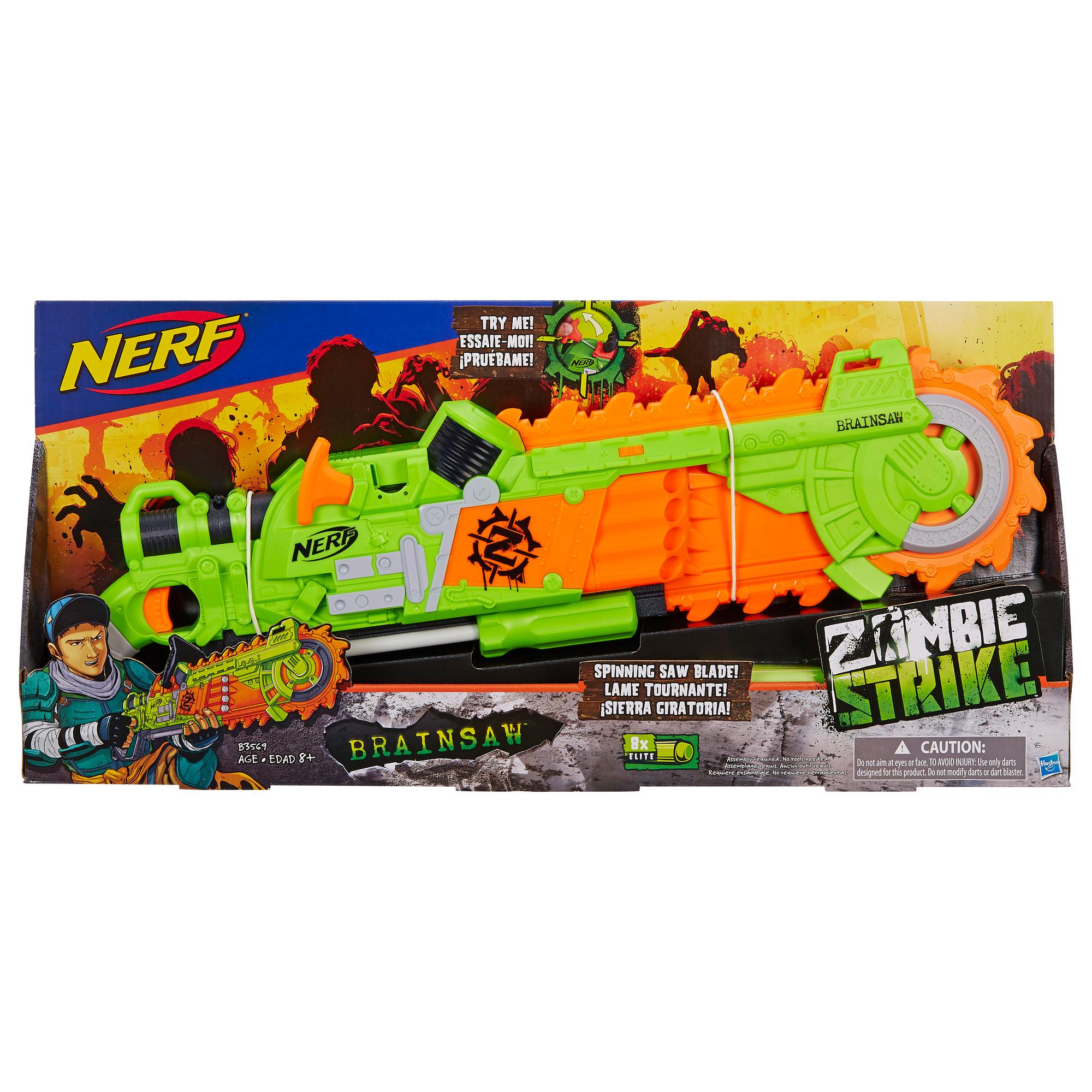 Nerf Zombie Strike Brainsaw Blaster Toys & Games