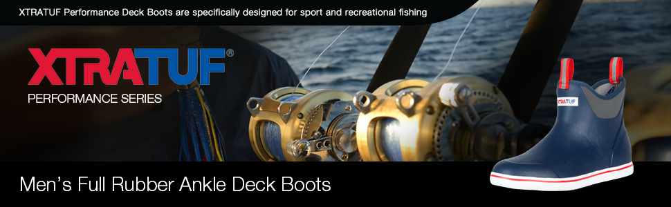 XTRATUF Performance Series 6" Men's Full Rubber Ankle Deck ...