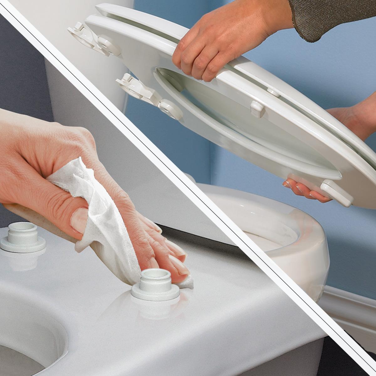 Mayfair 83SLOWA 000/883SLOWA 000 NextStep Adult Toilet Seat with Built