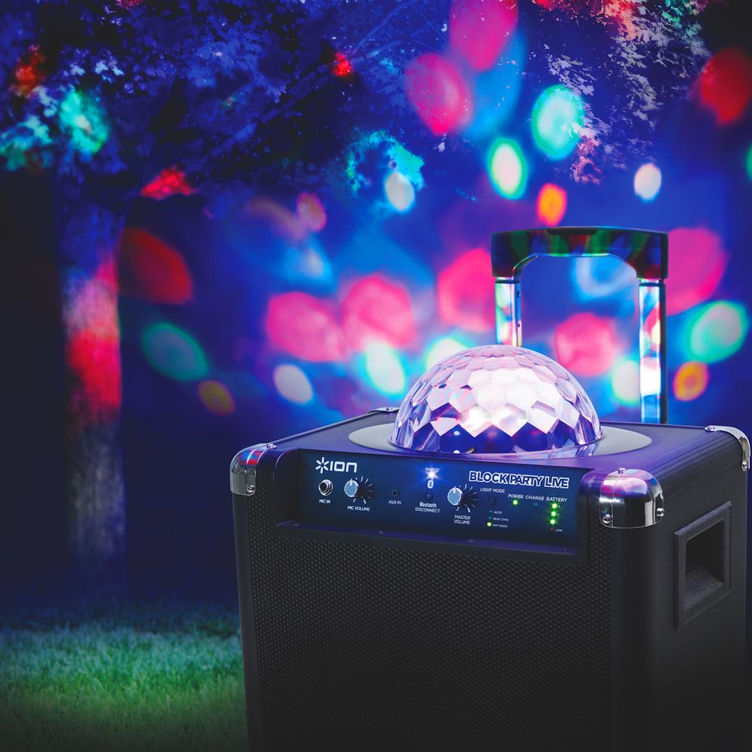 ION Audio Block Party Live 50 Watt Portable Bluetooth