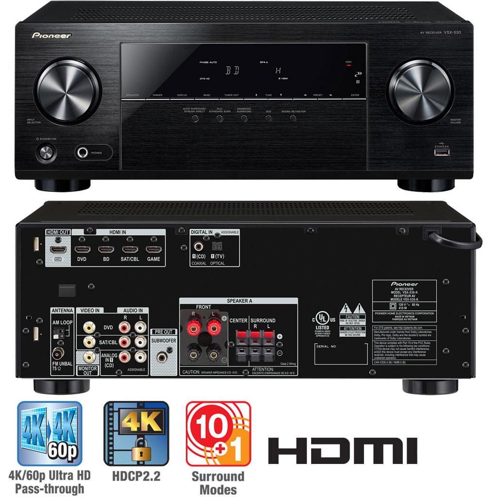 pioneer 5.1 amplifier