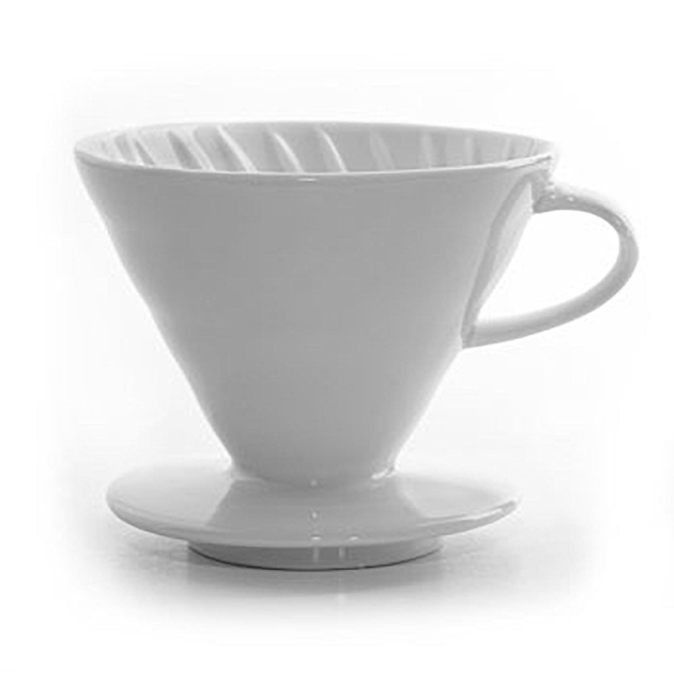 Tanors 700443183734 INV Coffee Dripper, White Kitchen & Dining