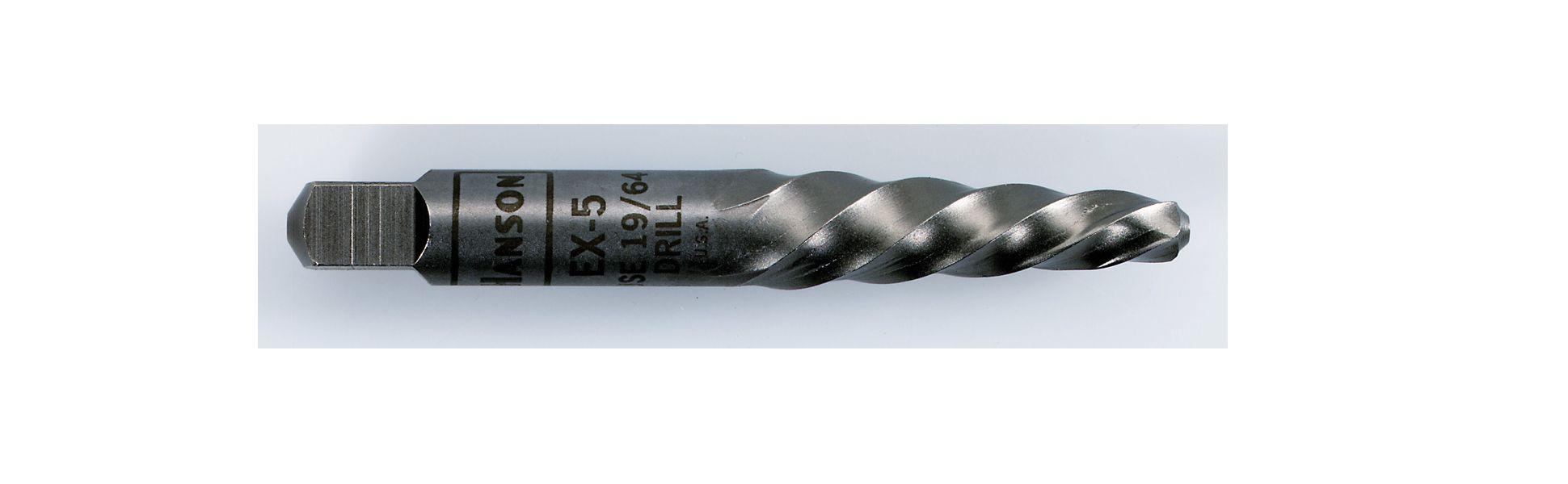 IRWIN HANSON Spiral Extractor and Drill Bit Set, 10 Piece, 11119