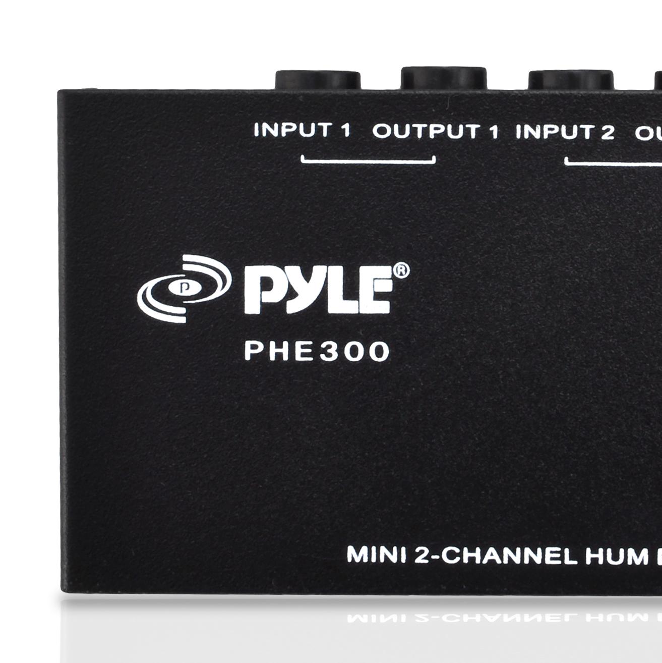 Pyle Hum Noise Filter Eliminator Destroyer Stop Hum Noise