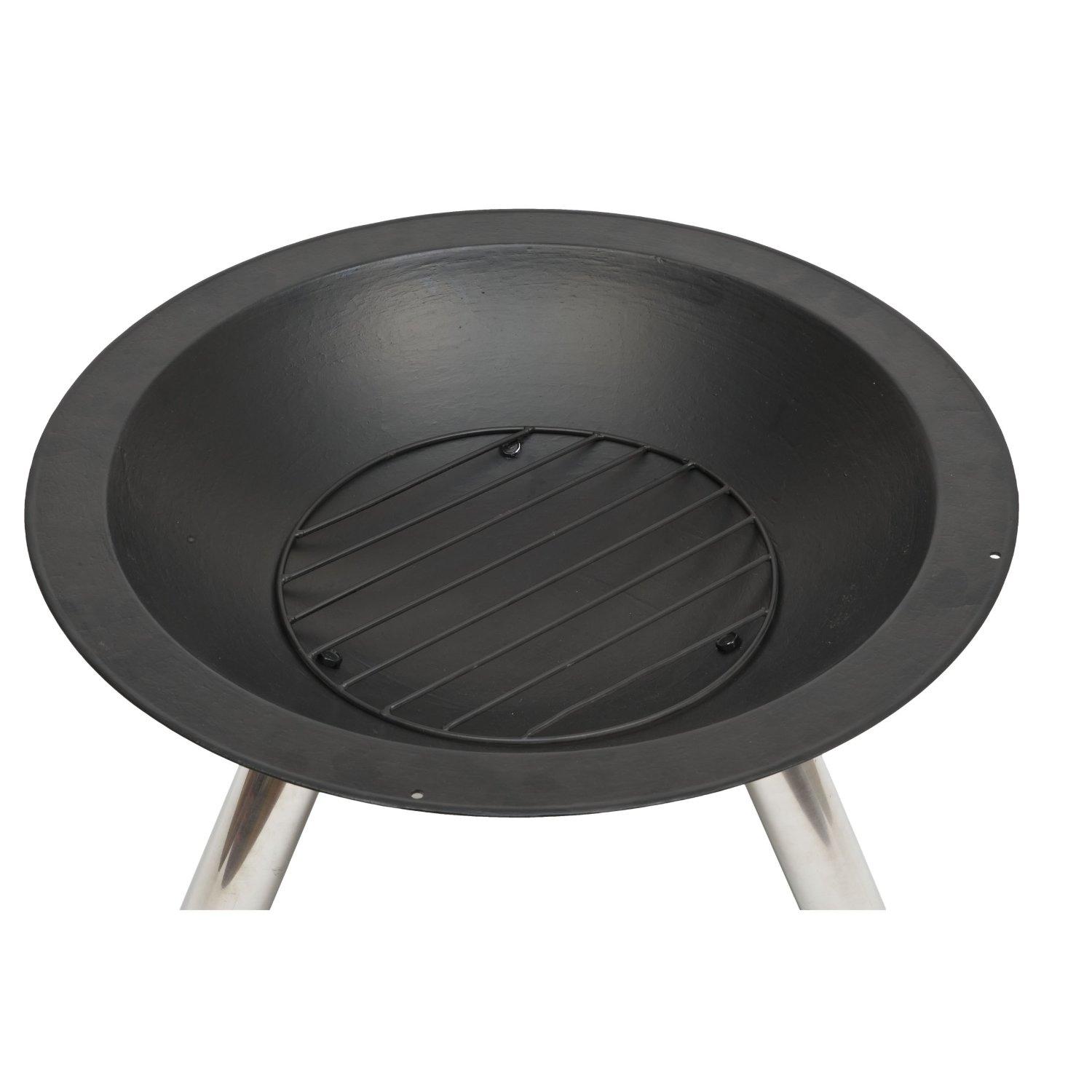 CobraCo Cast Iron Fire Pit FBCISTEEL Garden & Outdoor