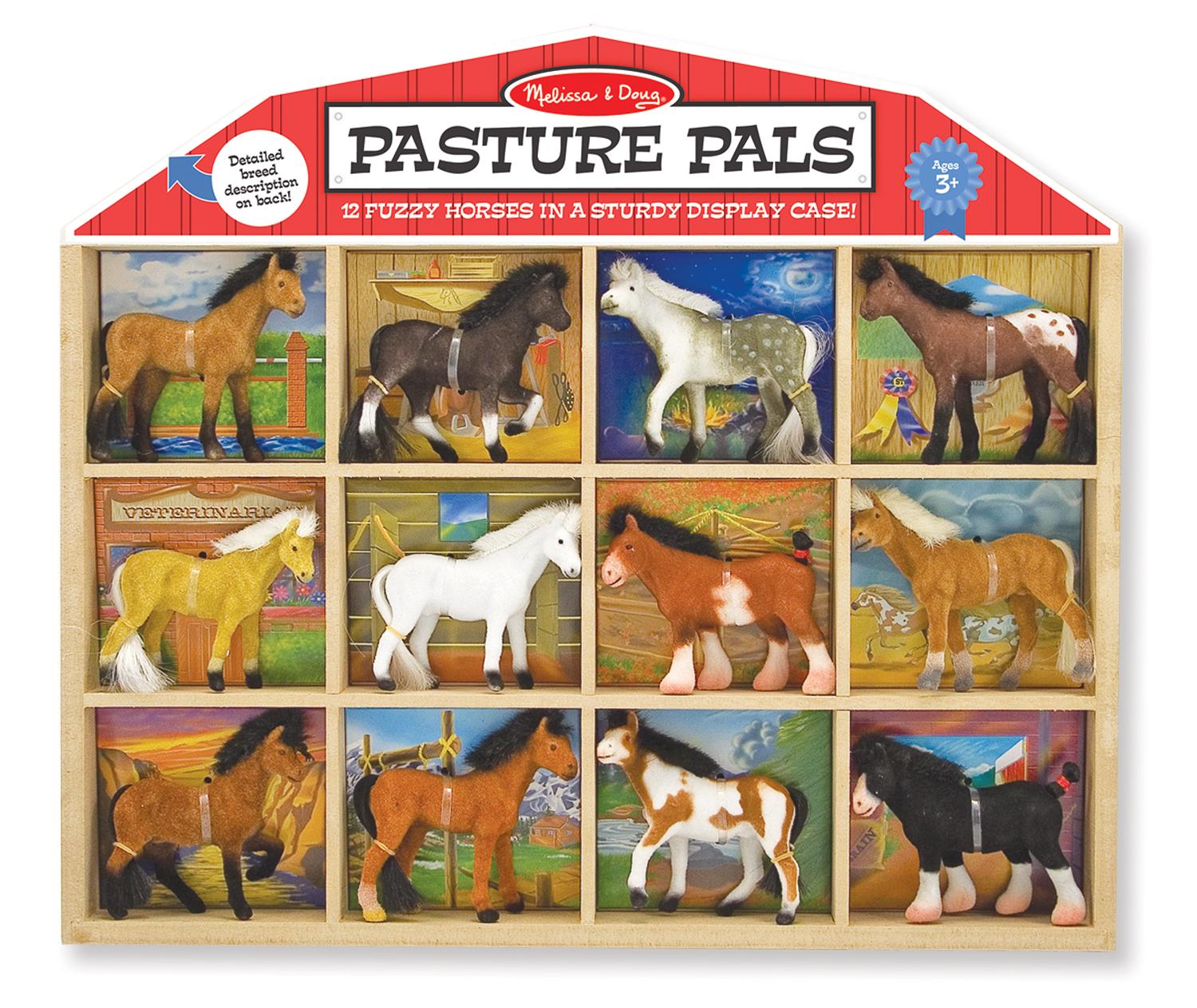 Melissa & Doug Pasture Pals 8 Collectible Horses With