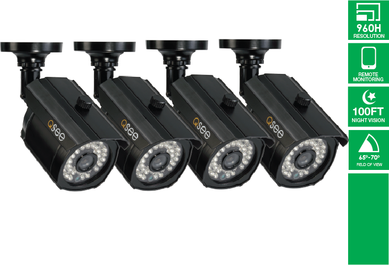 QSee QM1201B4 900TV Lines of Resolution Analog Bullet